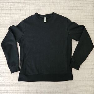 American Apparel "Classic Sweats" Black Sweatshirt Made in USA